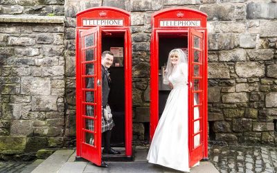 Edinburgh Castle Duddingston Golf Club Wedding